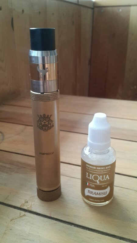 Vape sell mechanical mods King brass V2 #Improof Bandung murah