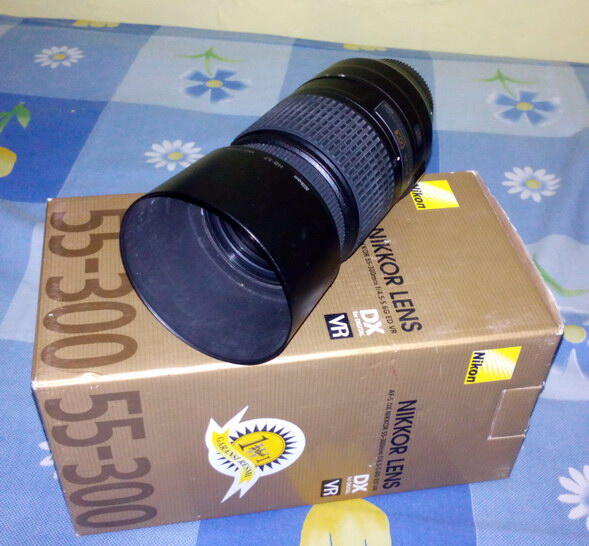 Lensa Nikon AF-S 55-300mm F/4.5-5.6 G ED DX (ex Alta)