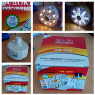 lampu emergency + remote