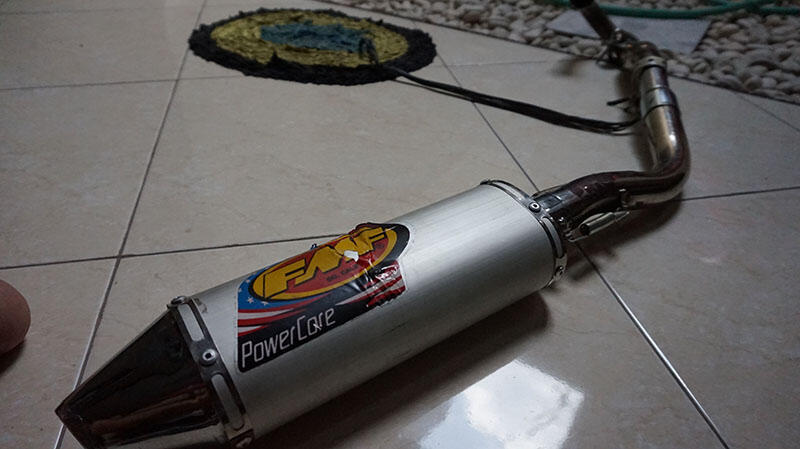 Terjual Knalpot FMF Custom KLX / D'tracker With Megabomb 