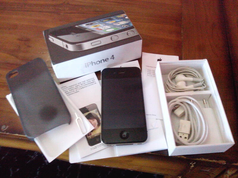 Apple iPhone 4G 16GB Fullset Murah Kondisi Apa Adanya