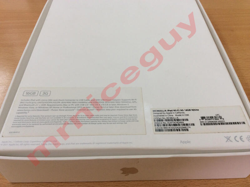 IPAD 2 WHITE 16GB 3G CELL FULLSET MULUS!