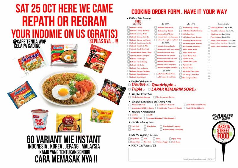 MAKAN INDOMIE DENGAN CARA UNIK DAN GRATIS TGL 25 OKTOBER 2014