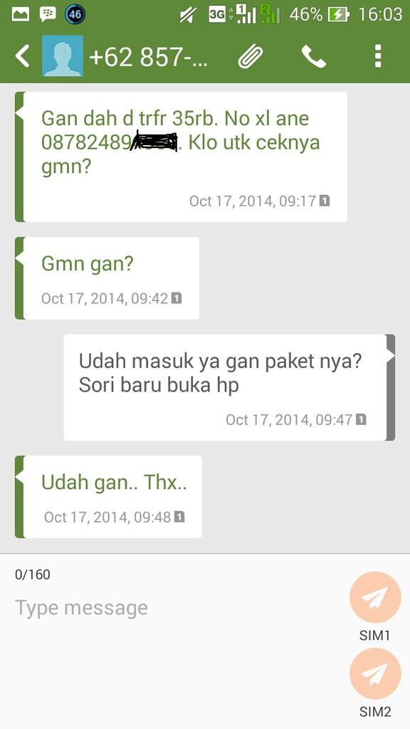 Inject/Tembak Paket Internet XL, INDOSAT, Telkomsel, Axis Bandung Murah