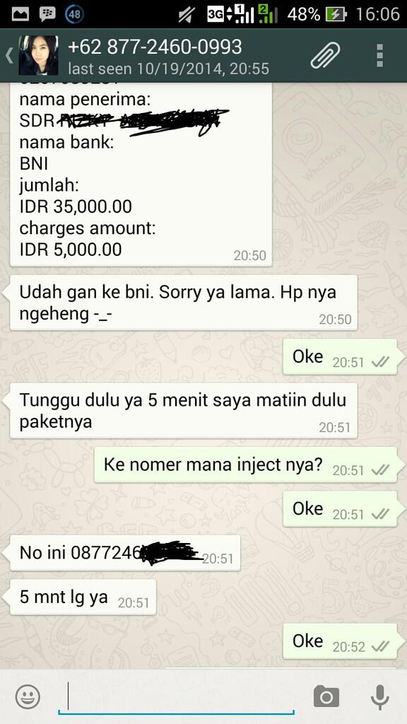 Inject/Tembak Paket Internet XL, INDOSAT, Telkomsel, Axis Bandung Murah