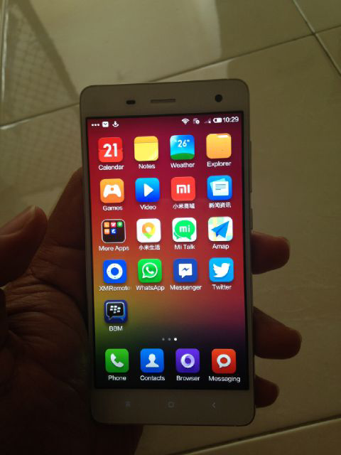 xiao mi 4 BNOB fresh baru sampe indo