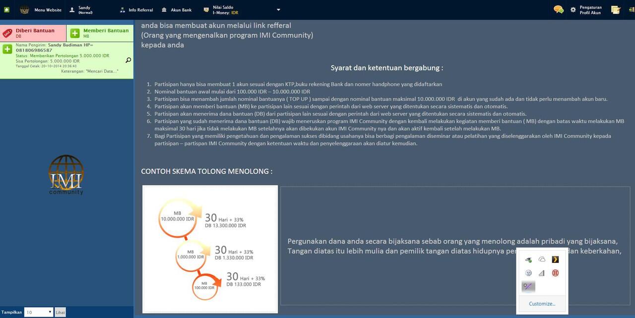 ★★ IMI-Comunity ★★ hanya 1kaki, PASTI SPILLOVER+RCB | 33%/bln | NO-Paus | Lock Posisi