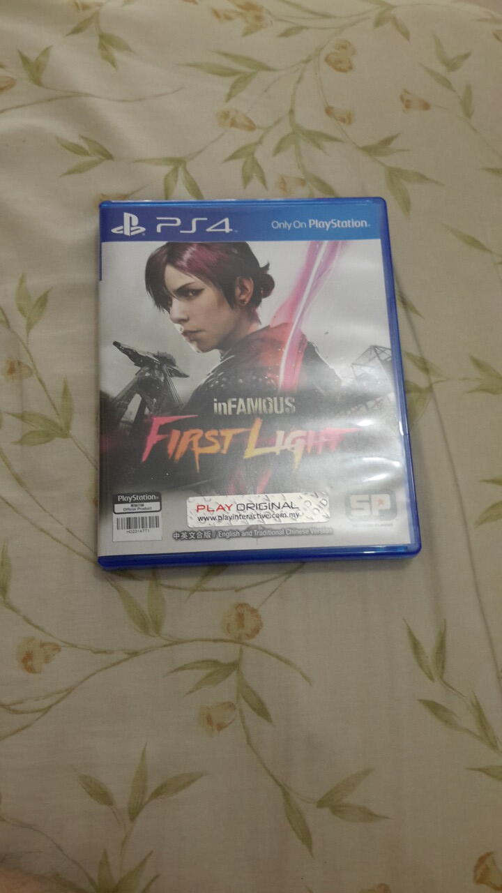 FS: BD ORI inFAMOUS FIRST LIGHT PS4
