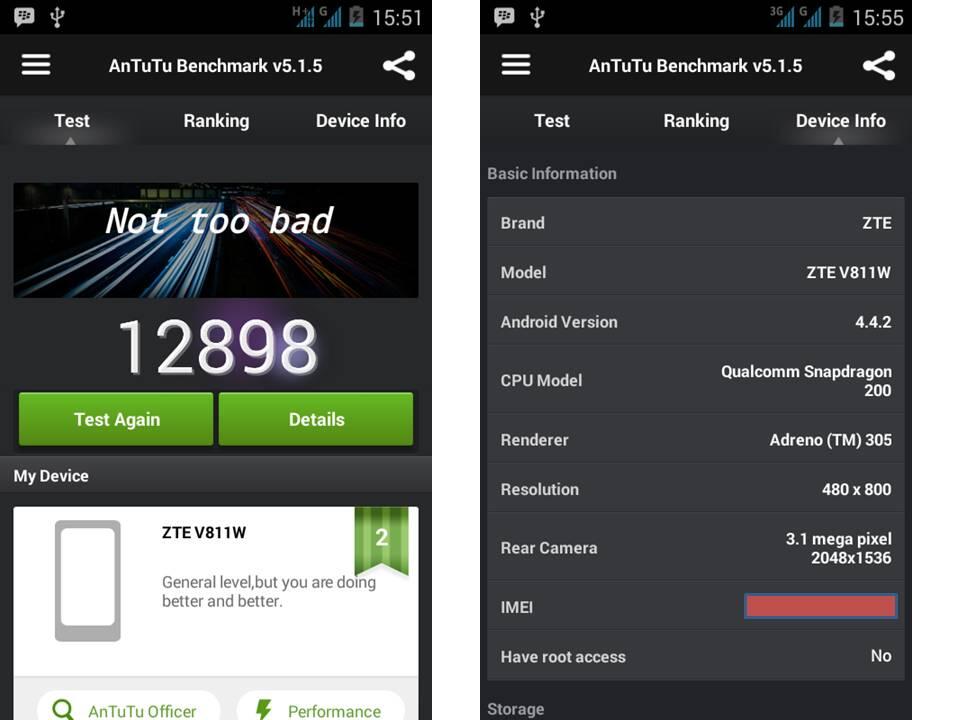 Jual ZTE KIS 3 V811W 3G Dual GSM Spec diatas Samsung, Lenovo, Smartfren Entry Level