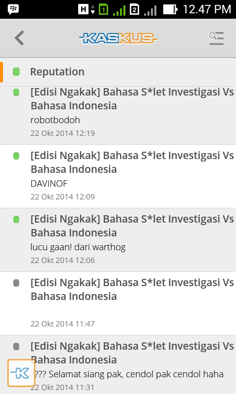 &#91;Edisi Ngakak&#93; Bahasa S*let Investigasi Vs Bahasa Indonesia