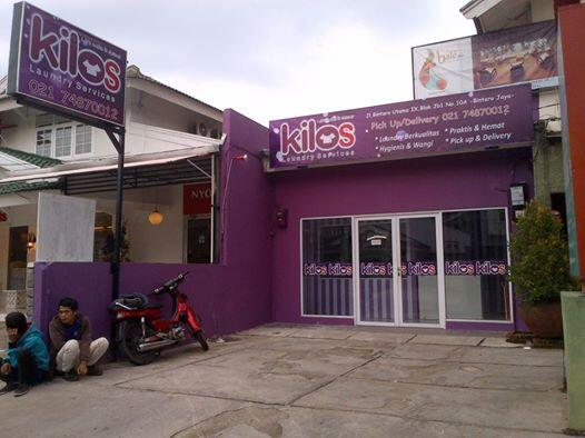 Cabang butik Laundry Kiloan ekslusif Bintaro Sektor 9