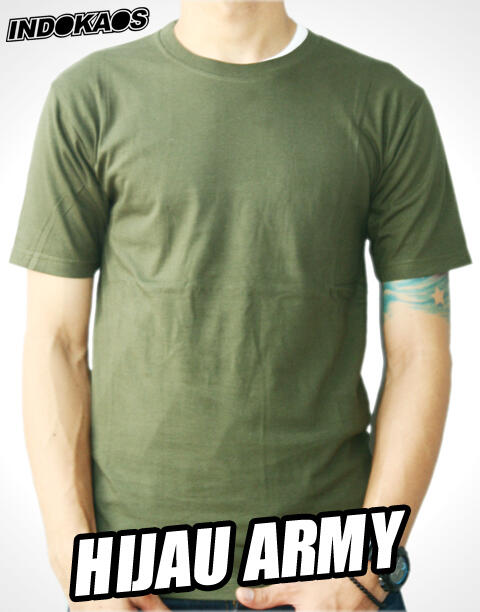 Gambar Baju  Polos Warna  Hijau  Army gambar hd pilihan