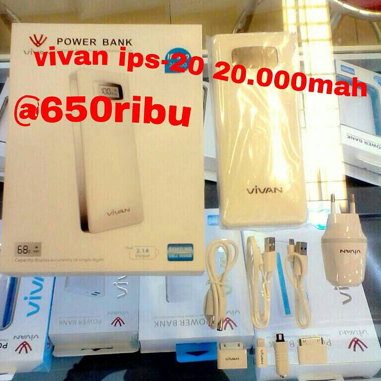 Powerbank Vivan ori bergaransi harga termurah gan!!!!!!