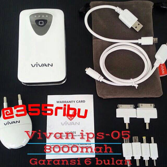 Powerbank Vivan ori bergaransi harga termurah gan!!!!!!