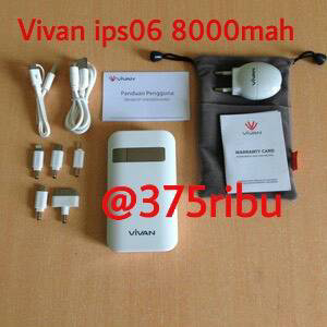 Powerbank Vivan ori bergaransi harga termurah gan!!!!!!