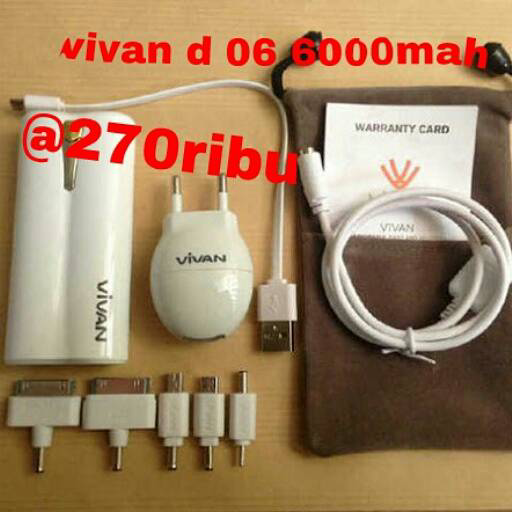 Powerbank Vivan ori bergaransi harga termurah gan!!!!!!