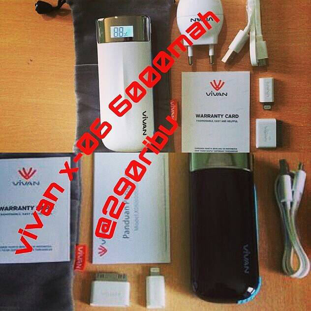 Powerbank Vivan ori bergaransi harga termurah gan!!!!!!