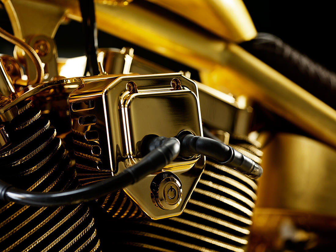 Inilah Motor Termahal di Dunia Berlapis Emas