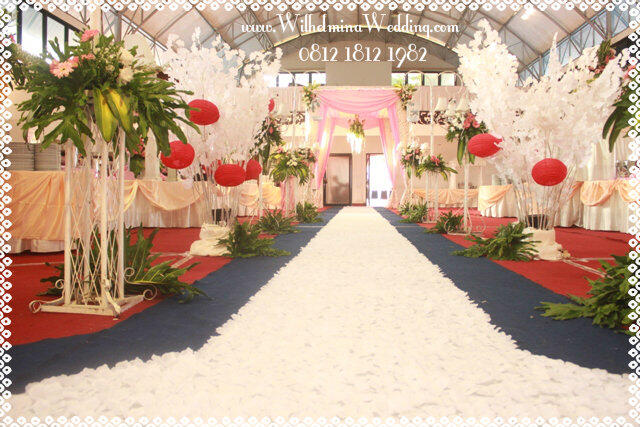 Karpet Mawar Rose Petal Putih Untuk Wedding
