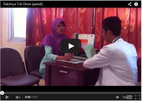 10 Video Parodi "Sakitnya Tuh Disini"