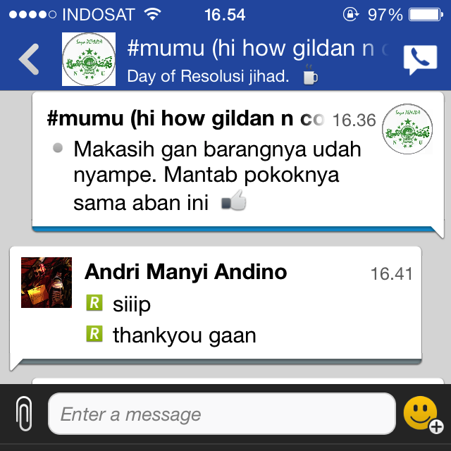 Testimonial Lapak Kaos Kurt Cobain (Since 2012) theandino