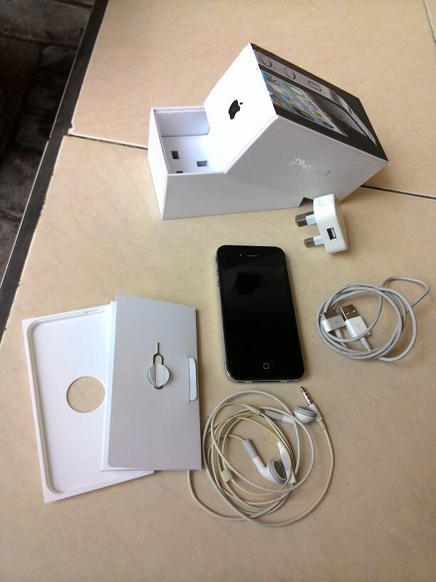 JUAL IPHONE 4G 16GB BLACK