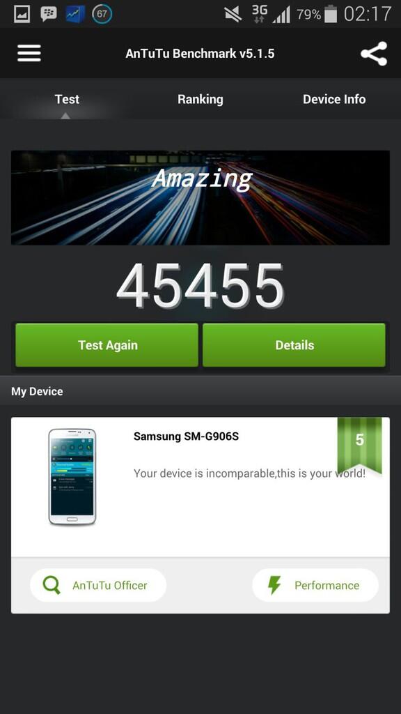 SAMSUNG S5 G906K