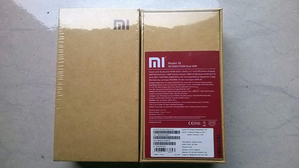 Xiaomi Redmi 1s Metal Grey