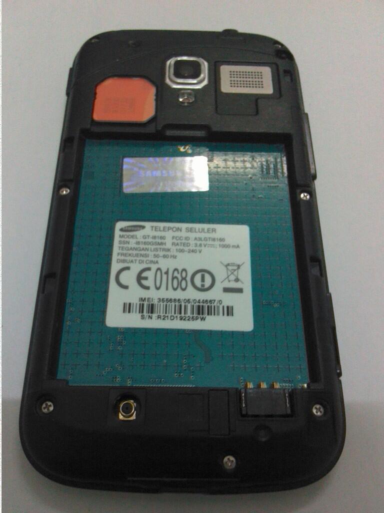 Samsung Galaxy Ace 2 GT-I8160 Black Fullset Perfect Like New COD Bandung