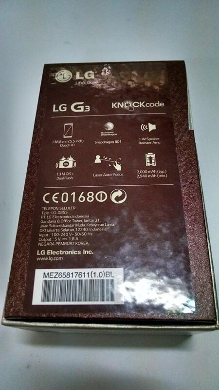 LG G3 BNIB SEGEL !! POSISI BOGOR !!