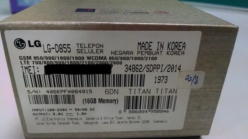 LG G3 BNIB SEGEL !! POSISI BOGOR !!