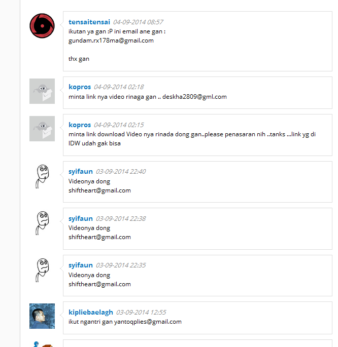 Hebohh..!! bocoran WIKILEAKS, email, id kaskus pelaku otak mesum,.