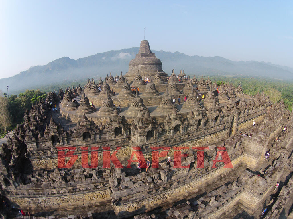 &#91;Keren&#93; Keindahan Candi Borobudur dari atas gan
