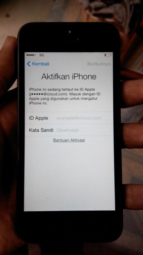 Iphone 5 16Gb Black FU Linked Only Icloud