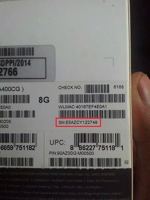 Asus Zenfone 4 komplit murah