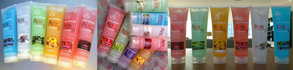 Yesnow A Body Shop Bath Manager Spa Exfoliating Peeling Gel Natural Bath 350 ML