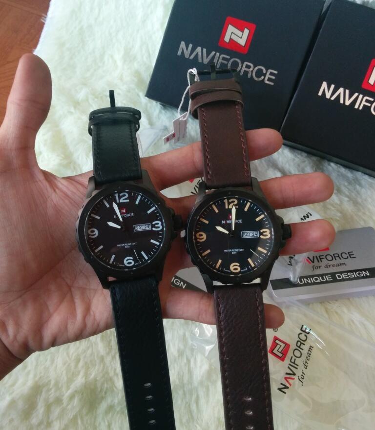 terjual jam tangan naviforce kulit new 9039 original harga terjual jam tangan naviforce kulit new 9039 original harga