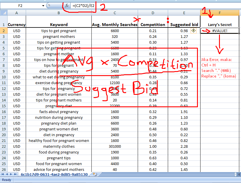 &#91;SHARE&#93; Tutorial Research Keyword (Google Keyword Planner) | October 2014