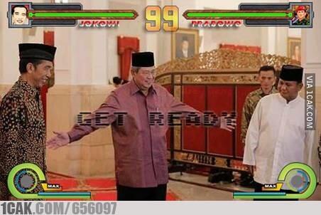 Jokowi Vs Prabowo Fight... [JustKid]