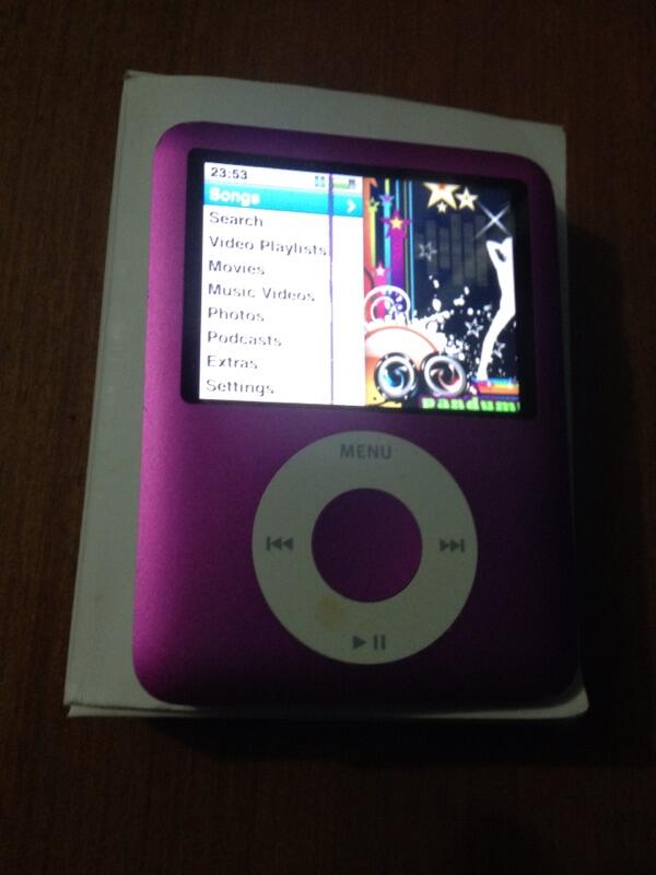 Ipod Nano gen3 8gb Mulus