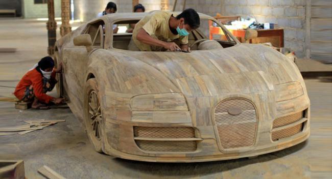 Keren gan, Tukang Kayu Peniru Bugatti
