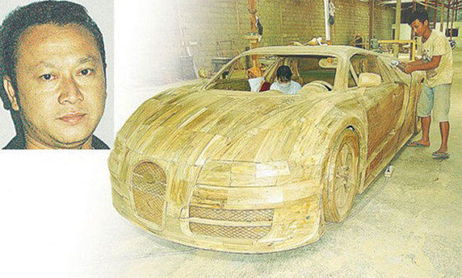 Keren gan, Tukang Kayu Peniru Bugatti
