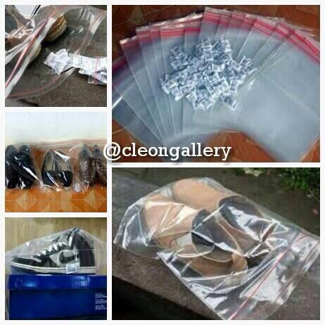 Ziplock bag / Plastik Klip plus Silica Gel Blue kemasan sachet