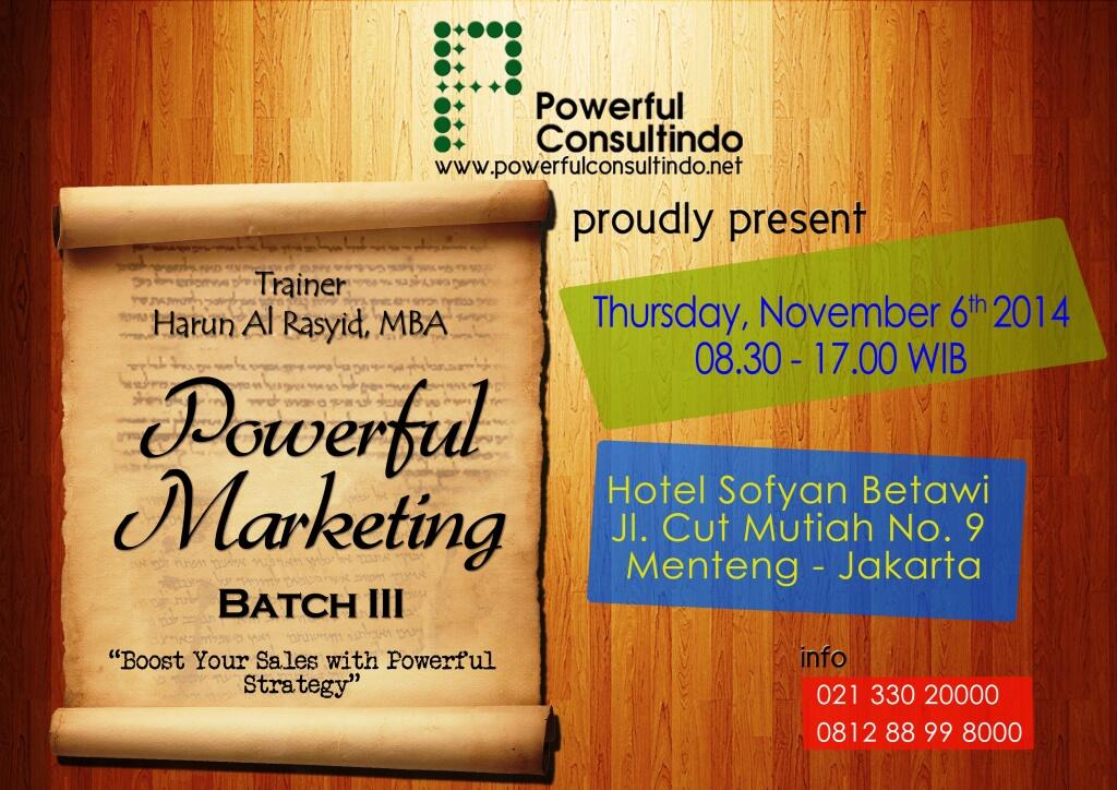 Seminar POWERFUL MARKETING