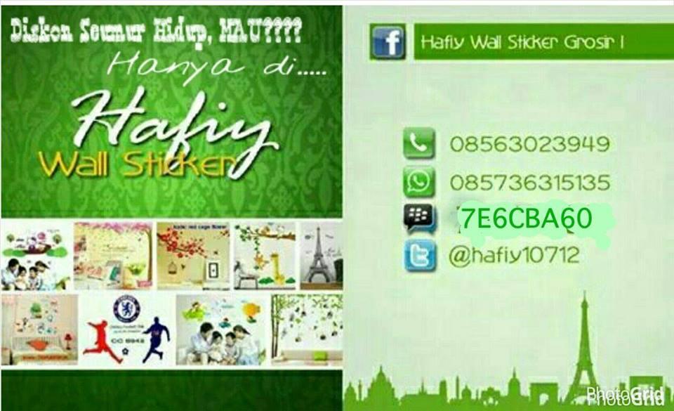 Wallsticker (Stiker Dinding)/ Wall Sticker Disc.Up To 20% Des '14 *RESELLER WELLCOME*
