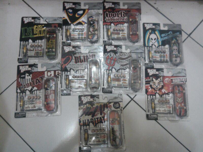 Want To Trade 9 buah Tech Deck Original Segel tukar Vape