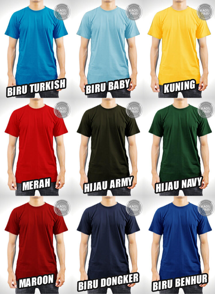 Apa warna kaos kesukaan agan?