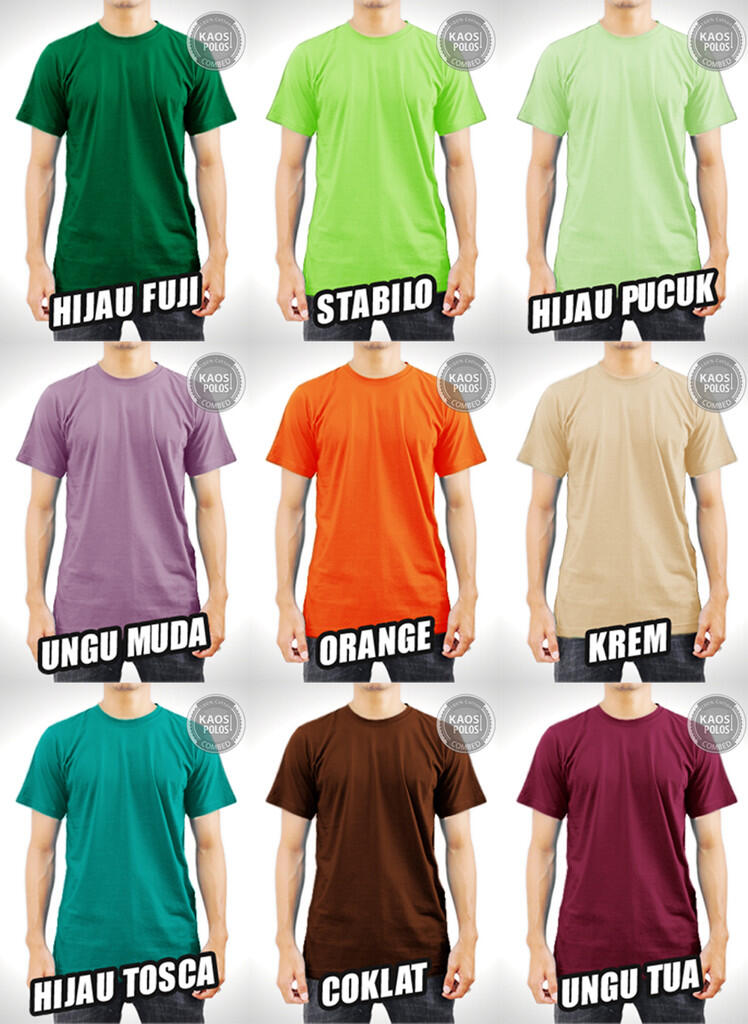 Apa warna kaos kesukaan agan?