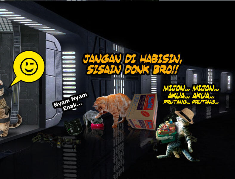 Kucing Numpang Lewat - Episode Star Wars (Komik Sotosop Full Picture)