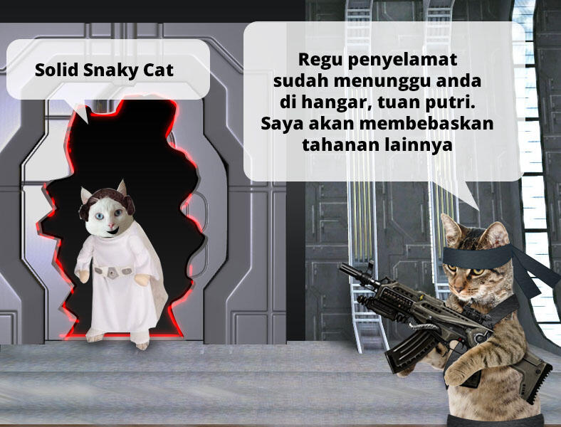 Kucing Numpang Lewat - Episode Star Wars (Komik Sotosop Full Picture)